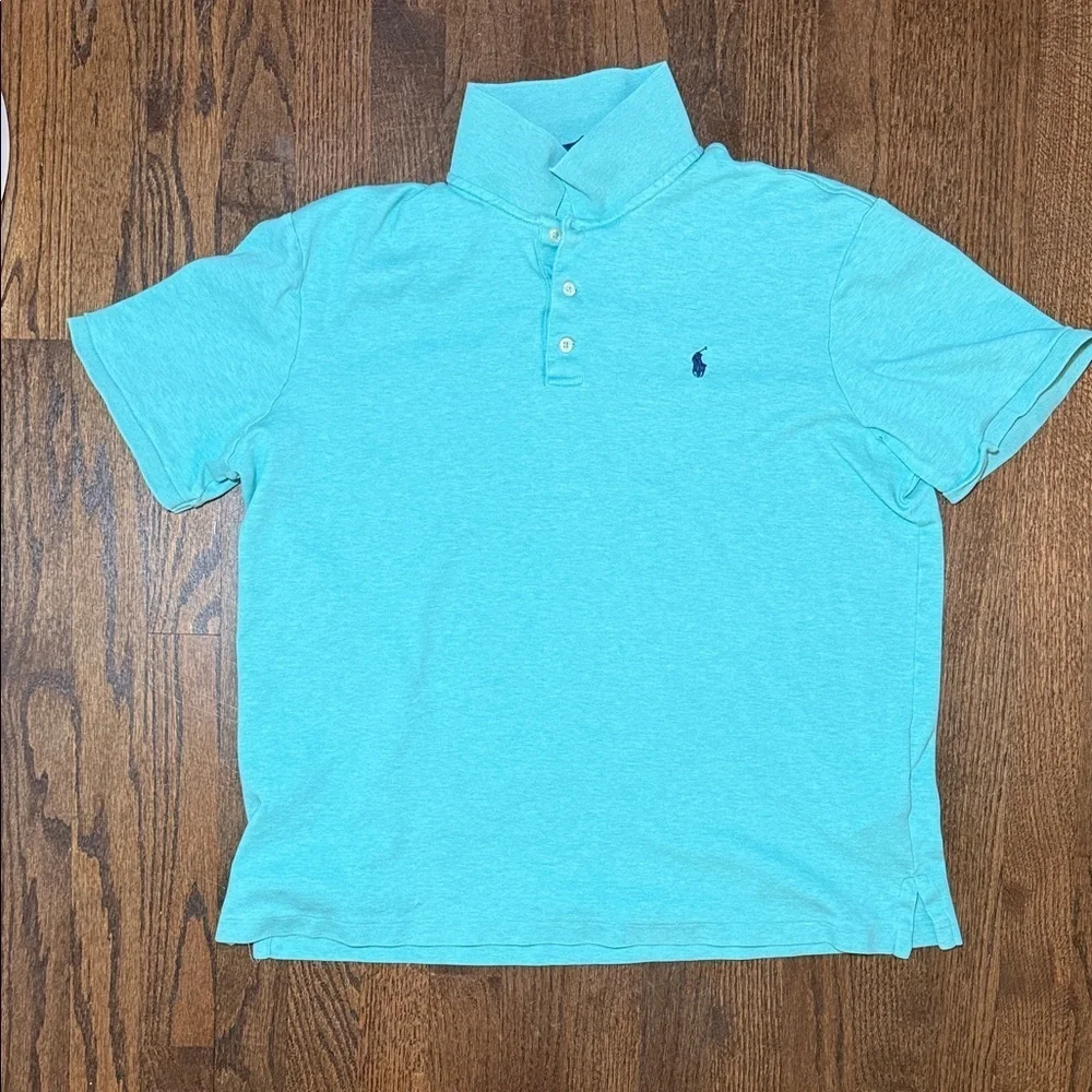 Ralph Lauren Aqua Polo Shirt